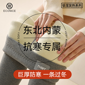 保暖棉毛裤 滑雪高腰大码 女士冬季 内穿打底裤 东北特厚加绒贴身秋裤