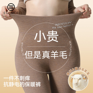 加绒加厚打底棉裤 羊毛蚕丝保暖裤 德绒自发热秋裤 冬季 女2025年新款
