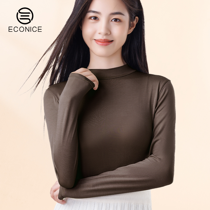 肌底衣保暖内衣小高领上衣女