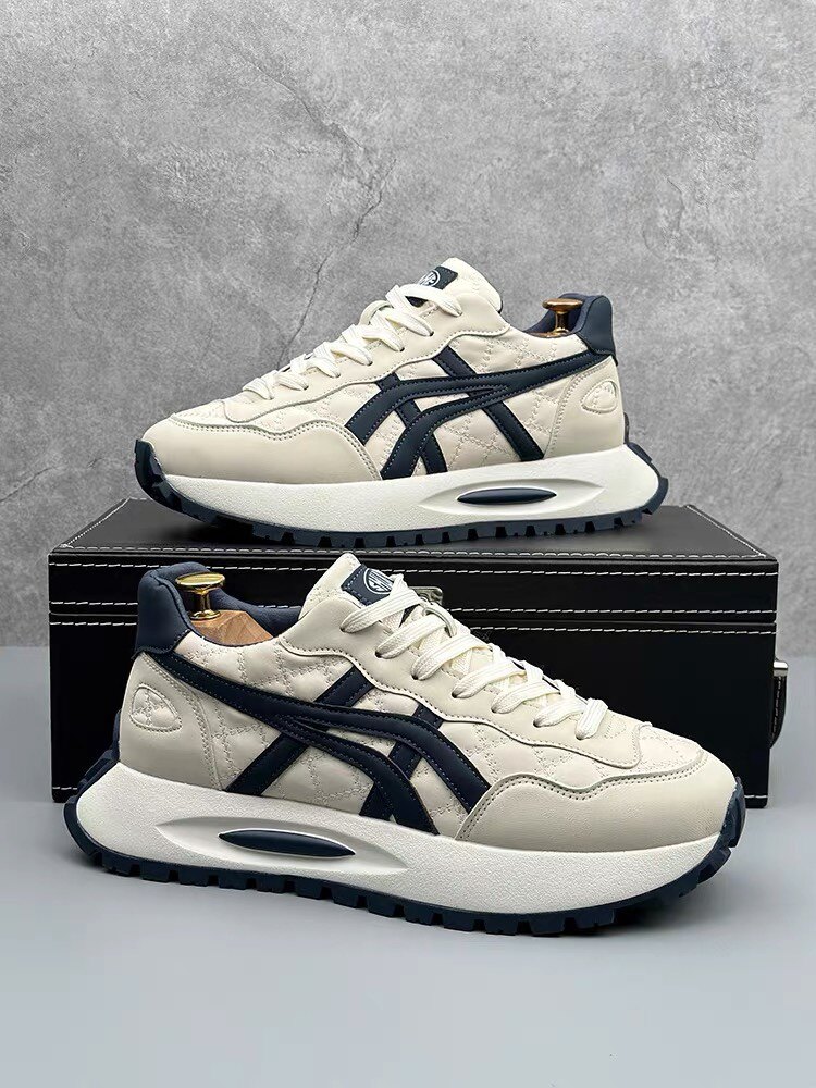 2024秋季男鞋子潮流百搭运动休闲鞋韩版网红老爹鞋户外跑步鞋棉鞋