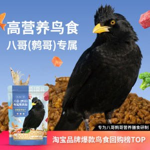 艺隆八哥饲料鸟饲料营养鹩哥鸟食海八黑八专用鸟粮八哥粮鸟料