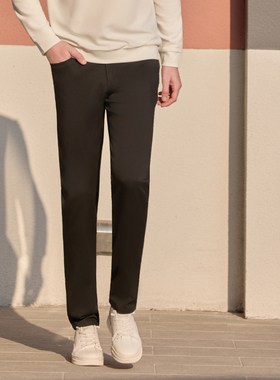 半身缘男裤 春季新款牛仔裤透气桑蚕丝耐用固色261201B10130178