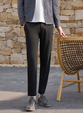 半身缘男裤 春季亲肤透气凉爽柔软舒适垂坠休闲裤261201M17630215