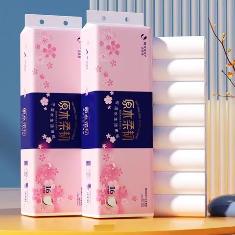 大卷卫生纸实惠装层卷纸家用大量厕纸加厚吉多多5手纸