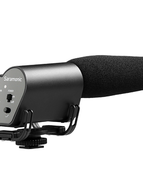 Saramonic/枫笛 Vmic麦克风专业话筒单反收音机头麦即时监听超指
