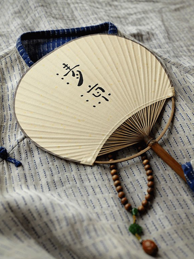 LIANGFENG YOUXIN 고대 바람 팬 필기 쌀 종이 팬 궁전 팬 일본식 일본식 새로운 중국 스타일 무료 배송 레저 빌라