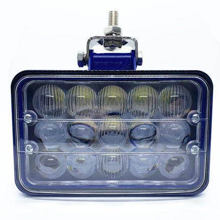 5寸方汽车led前大灯12v24v射灯货车白光加装远光与近光方灯辅助灯