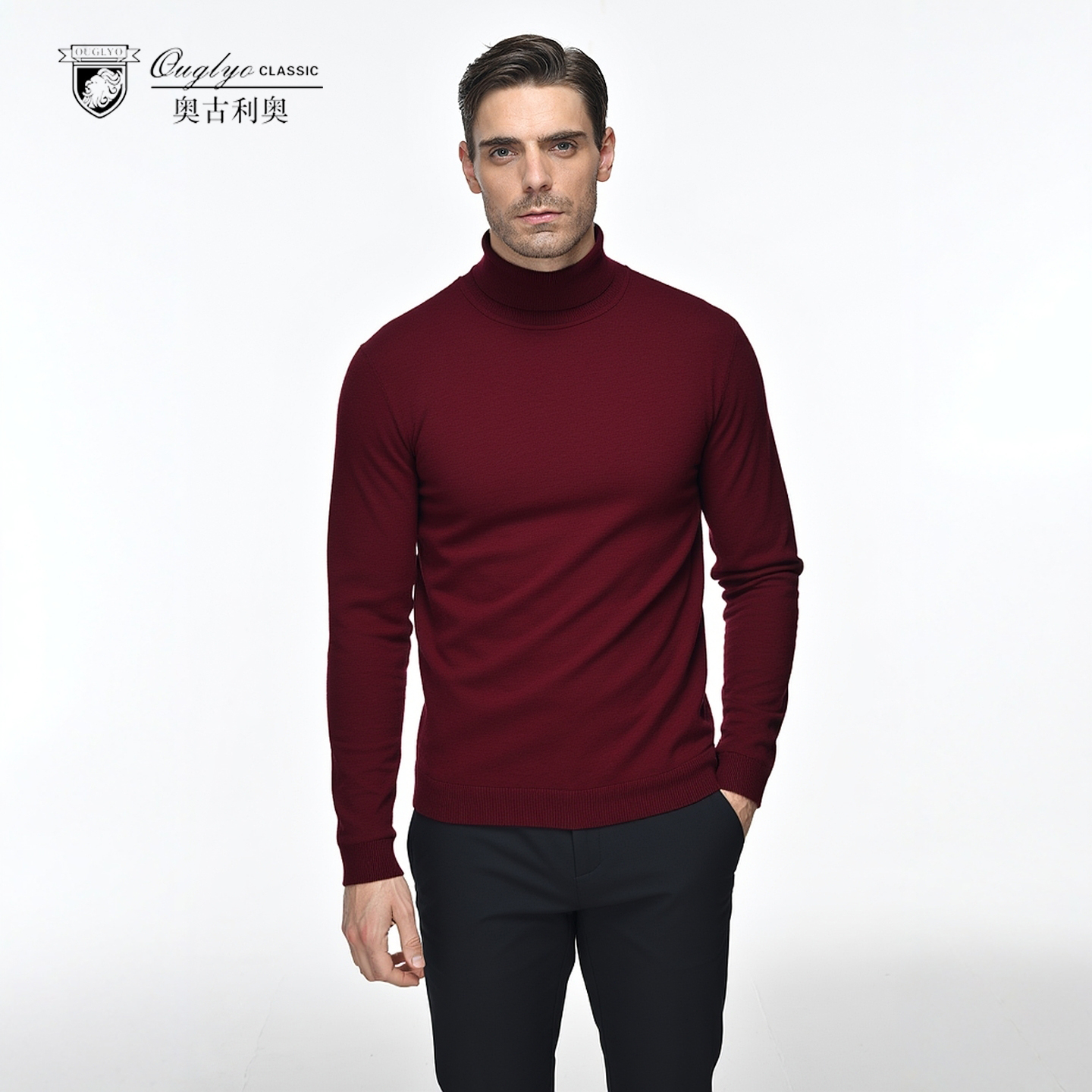 奥古利奥25年秋季新款男士毛衣