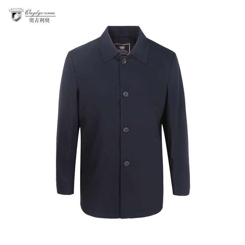 ouglyo奥古新款中青年翻领羽绒服