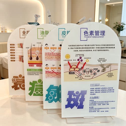 【可定制】医美容院水光展示牌