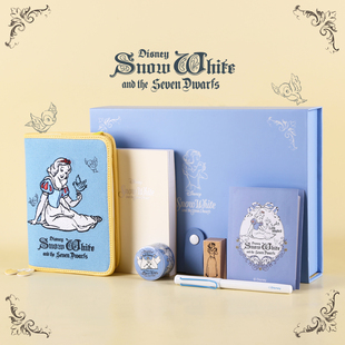 kinbor手账本礼盒迪士尼白雪公主A6手帐套装记事日记笔记本计划本
