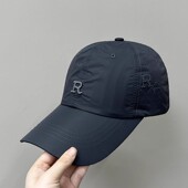 新款 美式 鸭舌帽男款 户外运动帽子女跑步速干太阳帽防晒软顶棒球帽