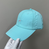 超好看棒球帽2026正流行速干蓝色帽子男女款 运动跑步遮阳帽鸭舌帽