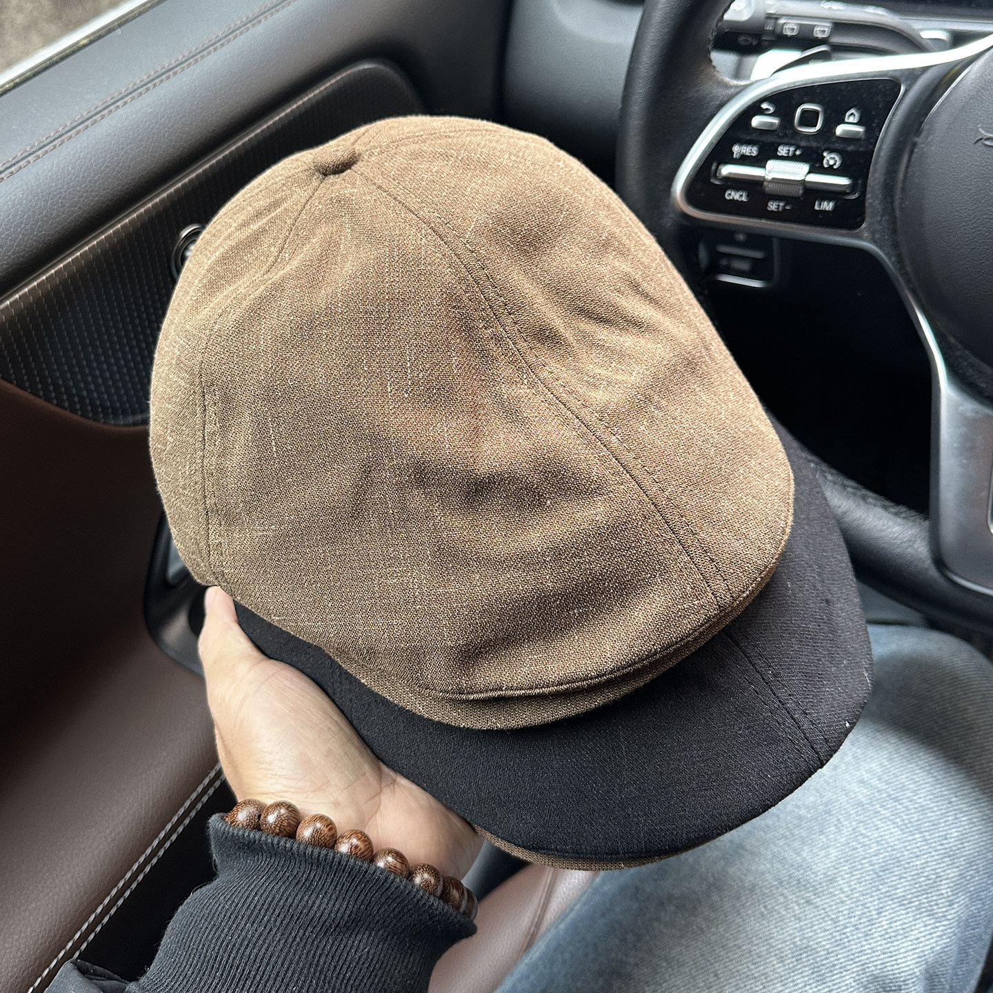 黑色前进帽女春秋季薄款日系英伦风帽子洋气时髦休闲贝雷帽画家帽