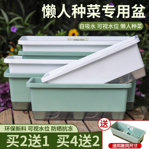 自动吸水可视水位透气懒人种菜盆
