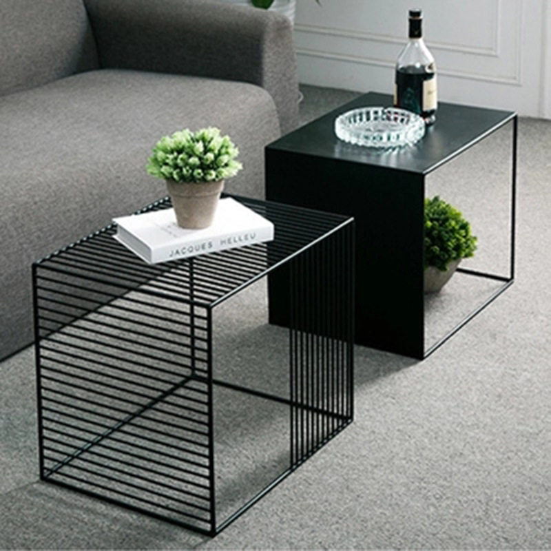 Northern Europe balcony tea table Simplicity a living room sofa Iron art Side table Metal Side table bedroom Bedside square Tablein the Residential furniture , Tables , Other Tables  category - from Buy2taobao.com to provide professional Taobao agent buy service