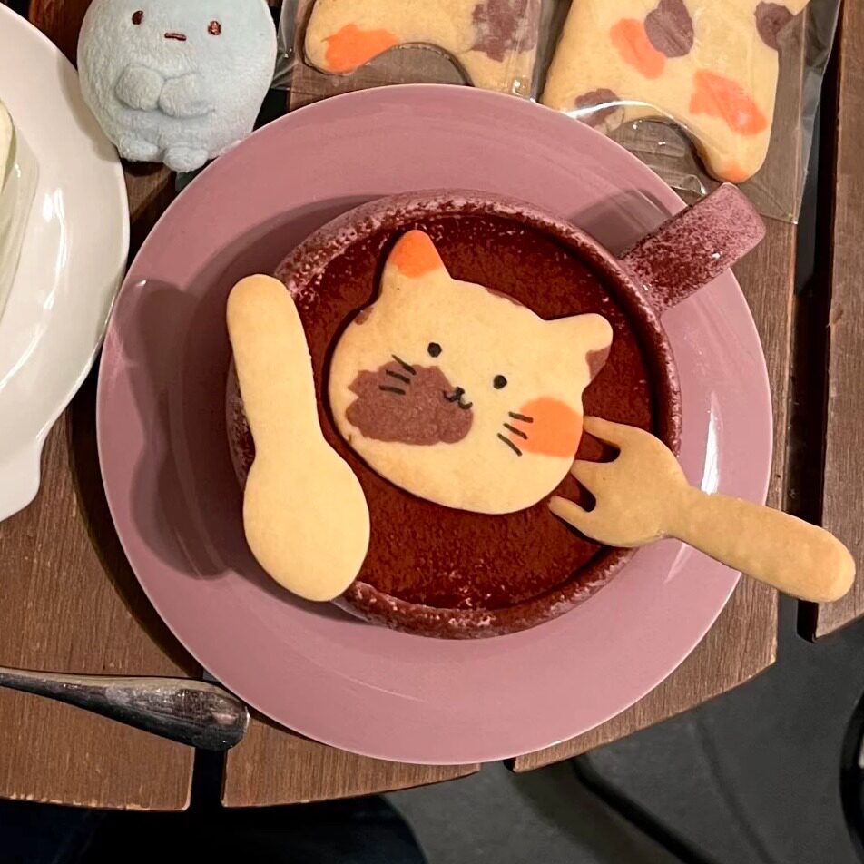 星小兔刀叉勺手工黄油曲奇饼干蛋糕甜品装饰下午茶精致零食无添加