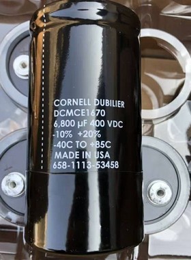 全新400vdc6800 DCMCE1670 美国进口CDE 铝电解电容器400v6800uf