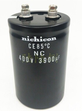 尼康NICHICON 400v3900uf 450v3900uf 电梯 滤波进口全新电解电容