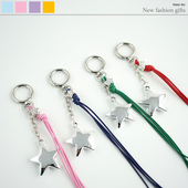 韩国ins风五角星挂件复古y2k辣妹钻配件流苏挂件包包挂饰钥匙扣