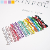 DIY烤漆；链条饰品配件尾链串珠链条少女心包包挂件钥匙扣挂饰