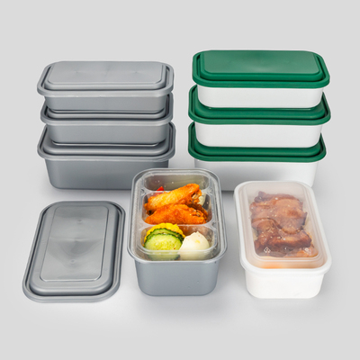 双层一次性餐盒喇叭花塑料