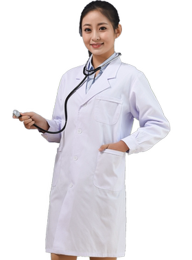 白大褂长袖医生服短袖夏季实验服