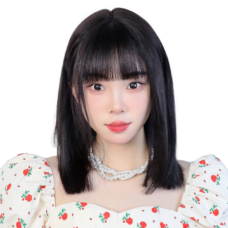 千姬全真人发黑长直高颅顶全头套