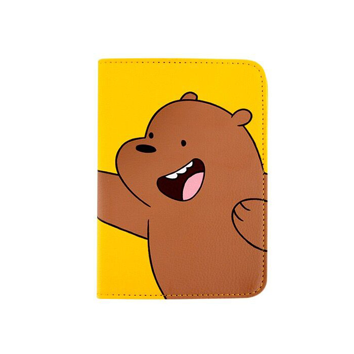 韩国WEBAREBEARS 可爱三只小熊PU护照夹包 护照保护套 护照收纳包