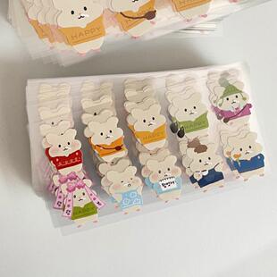 韩国collector mumu 可爱仓鼠花园咕卡手账贴纸 日记装饰素材