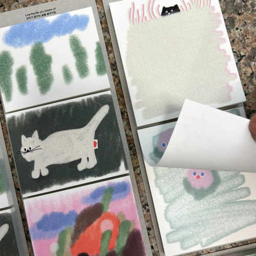 韩国shymonster舒意涂鸦便签