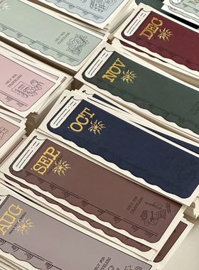 韩国mewmewbeam 高颜值可书写生日纸质装饰书签 Bookmark