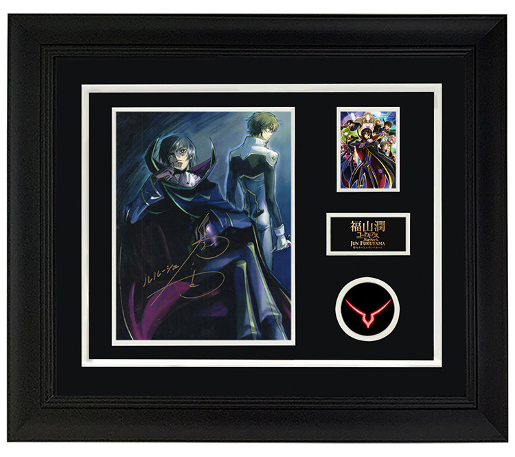 福山润 反叛的鲁路修声优配音 亲笔签名照片 裱框含sa证书