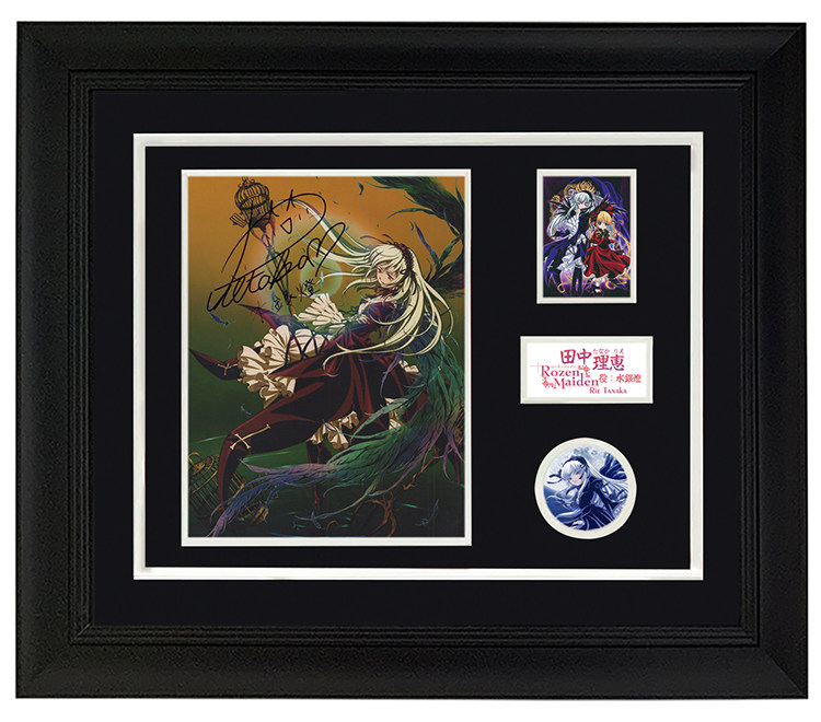 田中理惠 蔷薇少女水银灯声优配音亲笔签名照片 含sa证书裱框