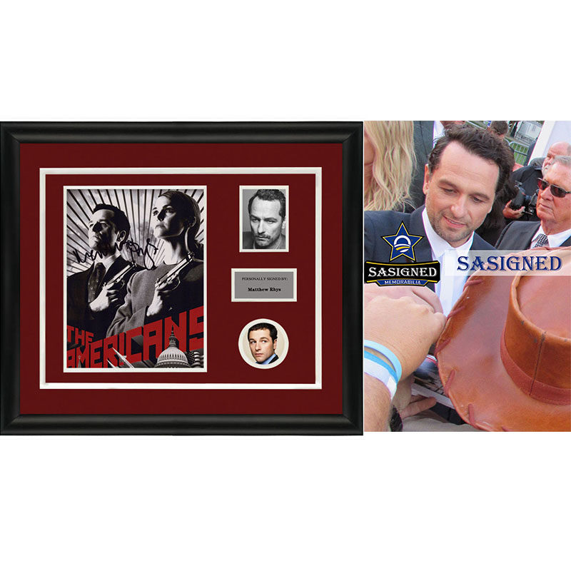 马修 瑞斯 亲笔签名照片裱框含sa证书 sa proof