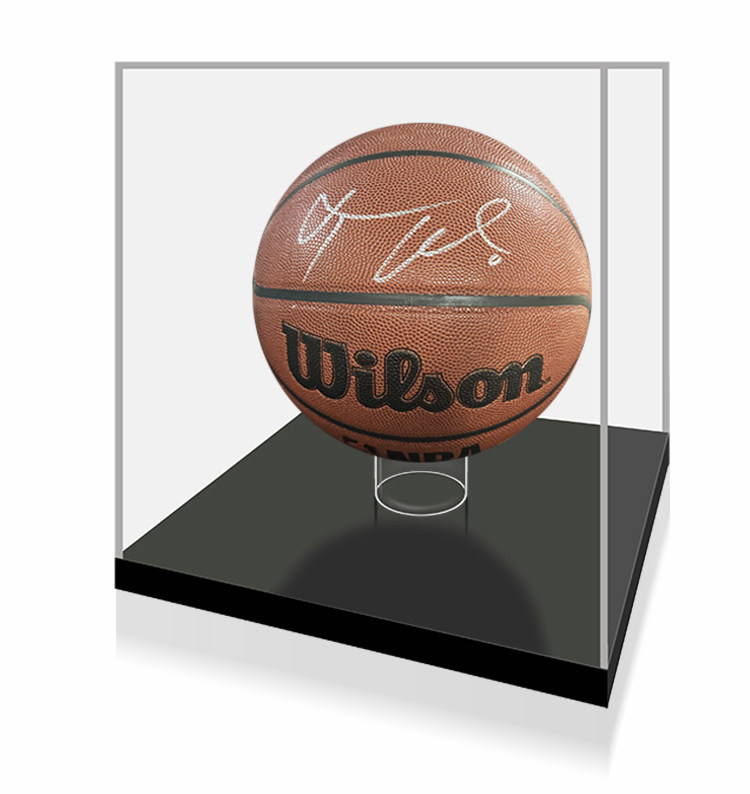 威少 威斯布鲁克亲笔签名篮球 带证书 含展示盒