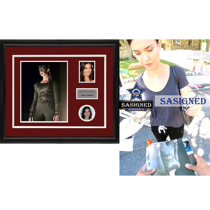 奥黛塔安纳布尔odette annable亲笔签名照片裱框含sa证书sa proof