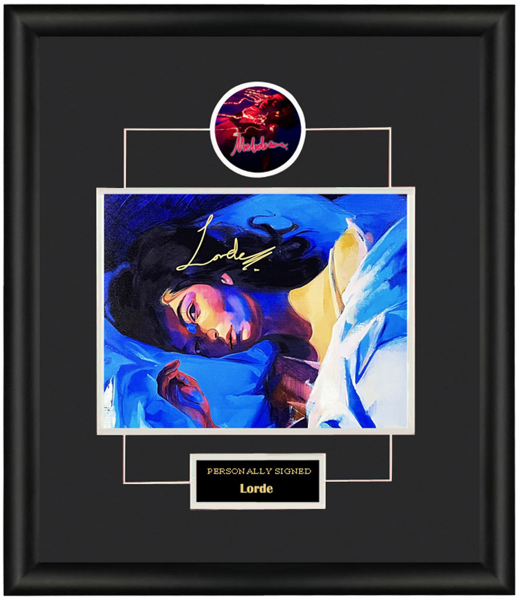 收藏 lorde洛德 神婆 亲笔签名 照片裱框 含sa证书 melodrama