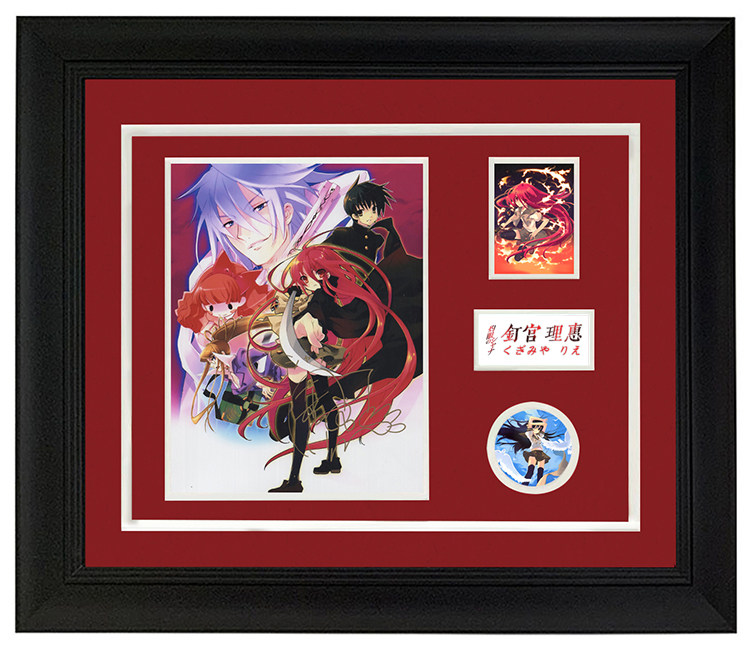 钉宫理惠 灼眼的夏娜 配音声优 亲笔签名照片 裱框 含sa证书 收藏