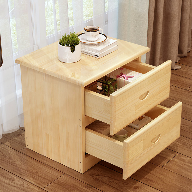 pine simple and easy bedside cupboard modern Simplicity bedroom small-scale cabinet Storage Easy money All solid wood Bedside Storage cabinetin the Residential furniture , Cabinet , Bedside cabinet  category - from Buy2taobao.com to provide professional Taobao agent buy service