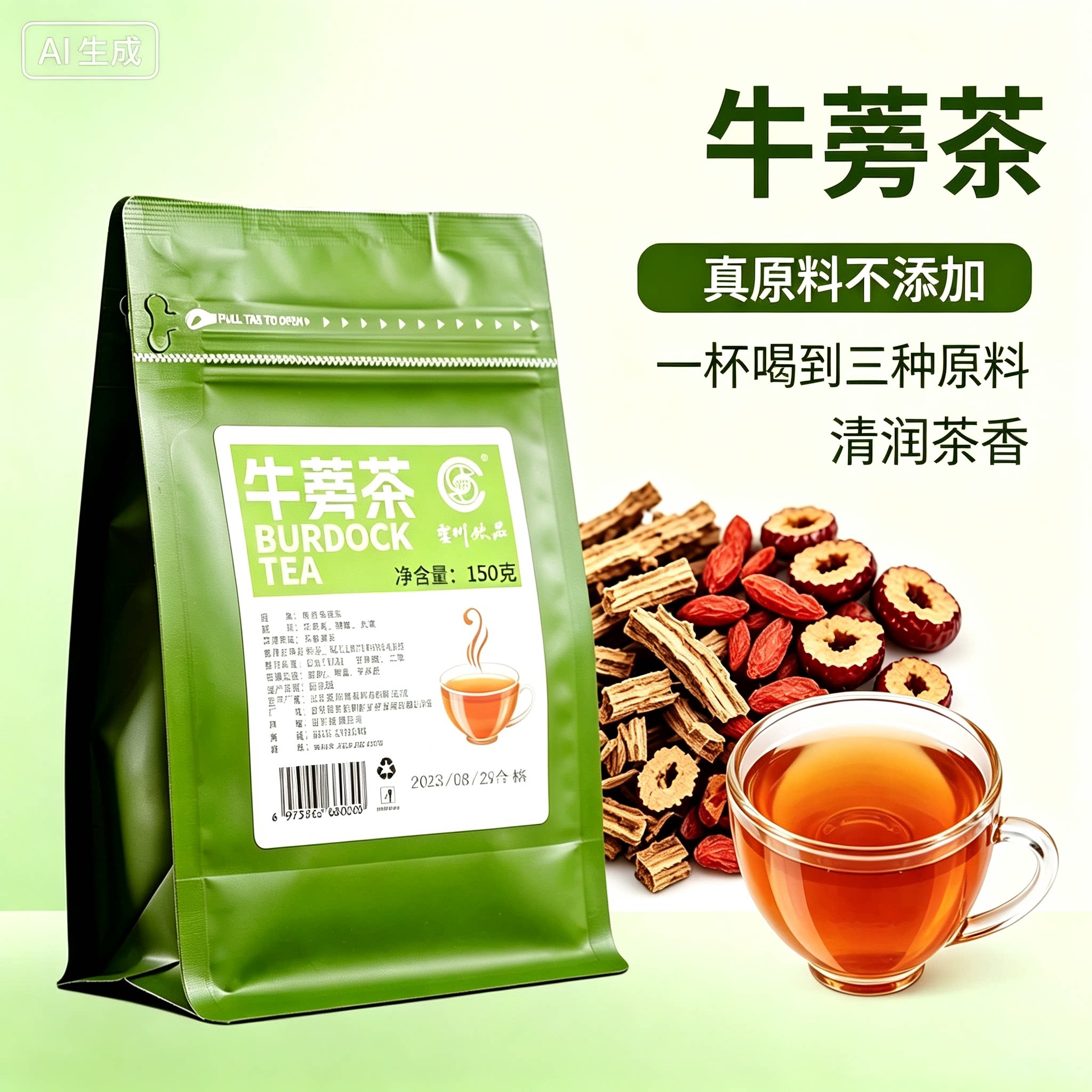牛蒡枸杞红枣养生代用茶150g