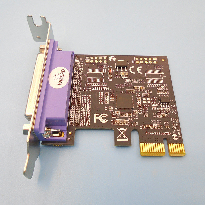 PCIE并口卡线切割雕刻机LPT25针打印机扩展卡KS MACH3数据传输PCI