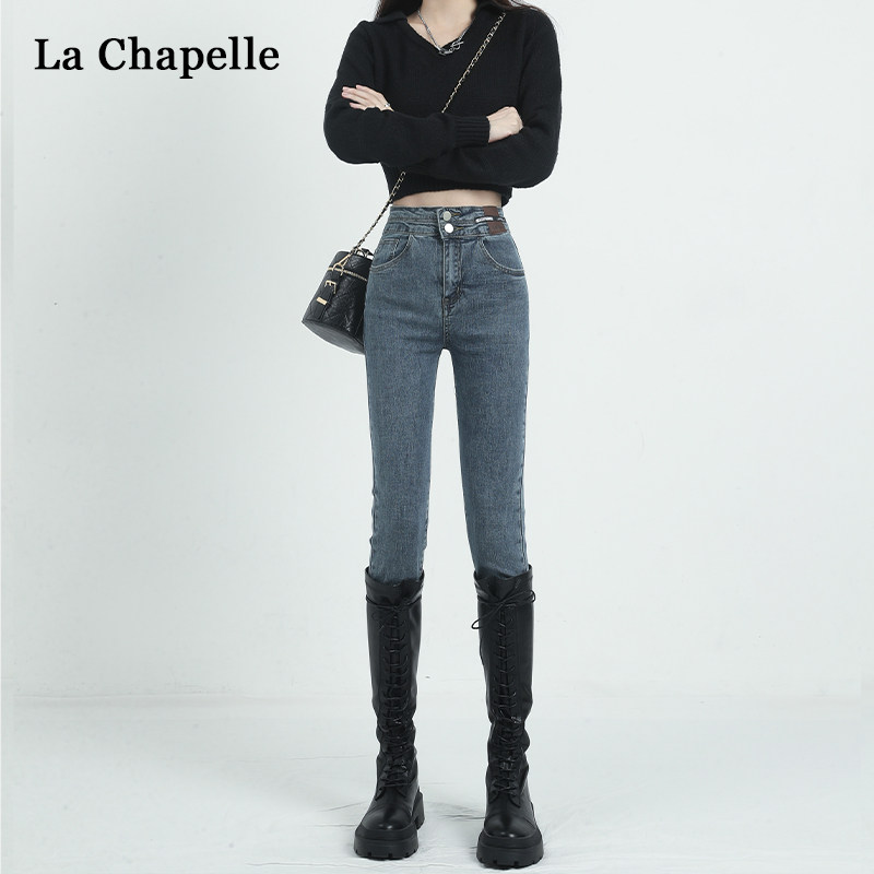 retro blue nine points [single pants]] 