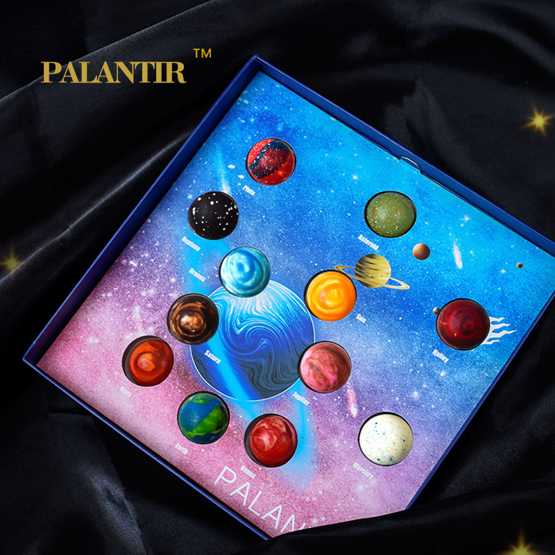 手工儿童八大星空星球巧克力礼盒装送男女朋友生日情人节礼物代脂
