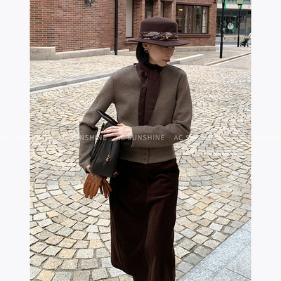 SUNSHINE原创设计冬季羊毛上衣