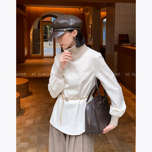 SUNSHINE原创设计冬季衬衫上衣