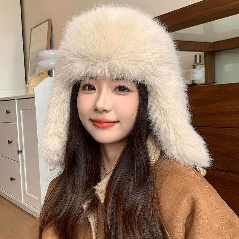 【升级优质绒】加厚雷锋帽女秋冬