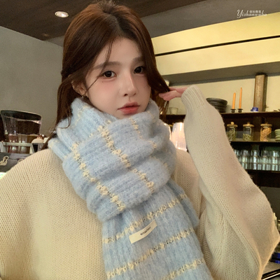 【含羊毛/99%选择度】保暖围巾
