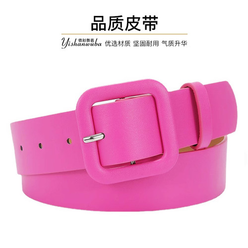 【高品质皮带】女款宽腰带