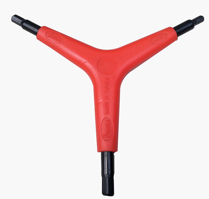 Y형 T형 육각 렌치 대만 SINOSTEEL S45C 강철 내마모성 플라스틱 슬리브가 함께 제공됩니다